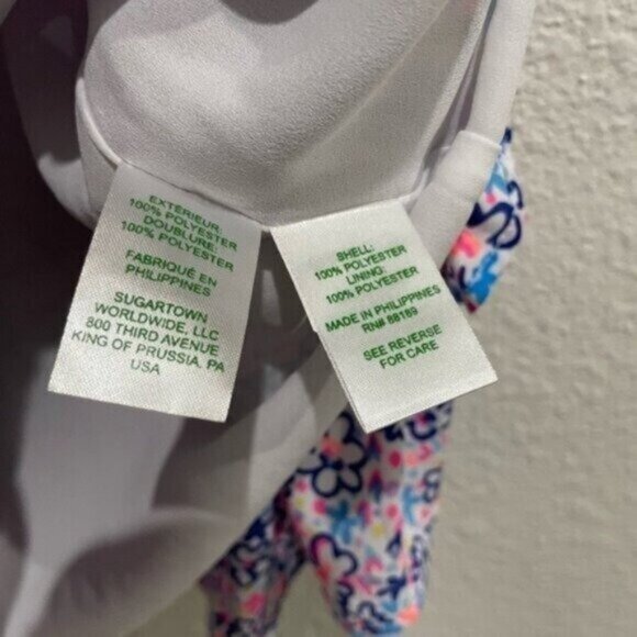 New Lilly Pulitzer Preppy Floral Mini Skirt Ruffle Preppy Feminine Resort - Picture 6 of 9